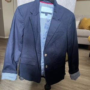 Navy blue blazer